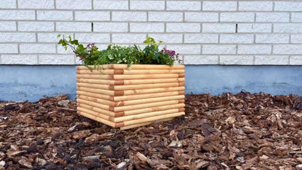 Blomlåda med rundade kanter