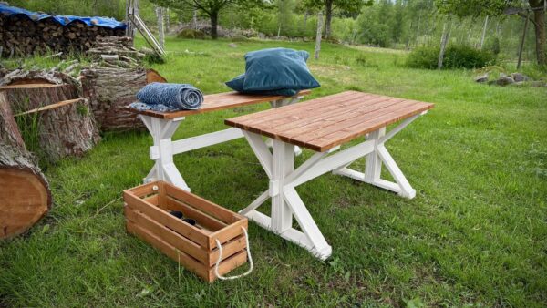 Farmer house Bänk och bord - Bild 5